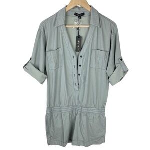 Honey Punch Chambray Romper
